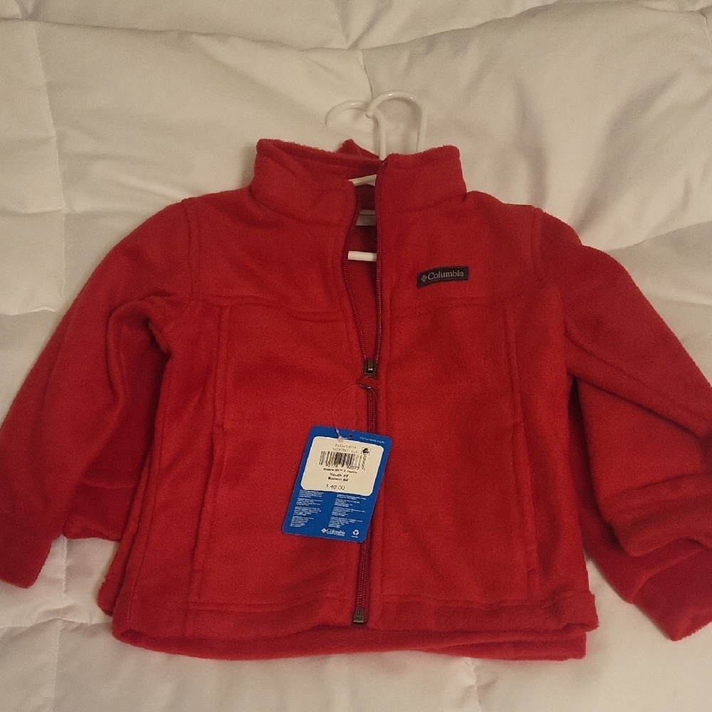 Columbia Red Fleece Jacket